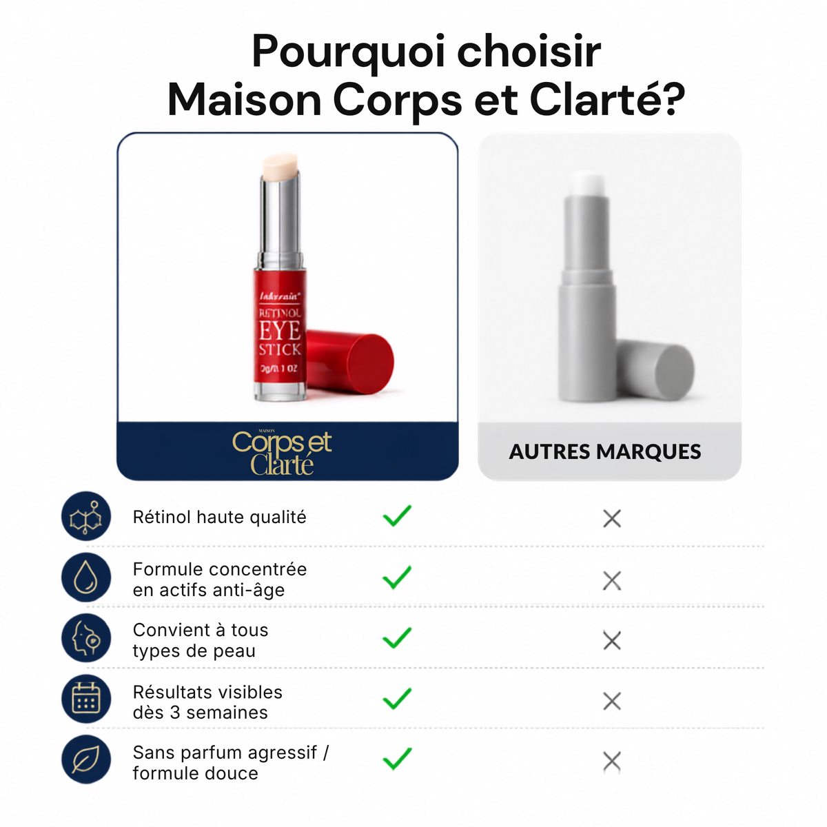 Stick correcteur contour des yeux