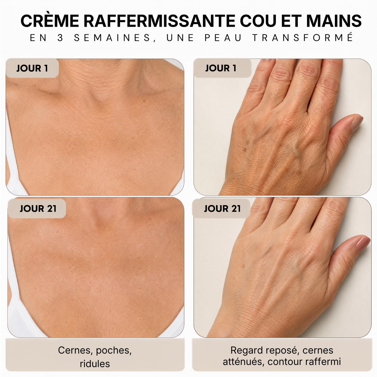 Crème Raffermissante Cou et Mains